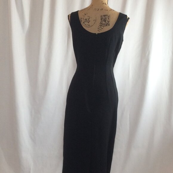 Jennifer Jeffries Black and White Column Dress (Back in the Closet) - Picture 2 of 3